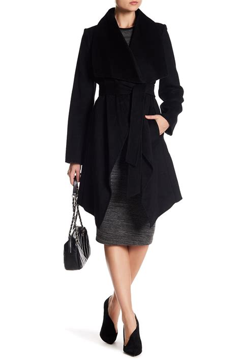 michael kors belted coat|michael kors wool wrap coat.